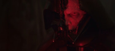 Darth Vader (Hayden Christensen) looks through his broken mask in Obi-Wan Kenobi Episode 6