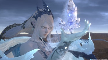 screenshot of Shiva summon from Final Fantasy 15