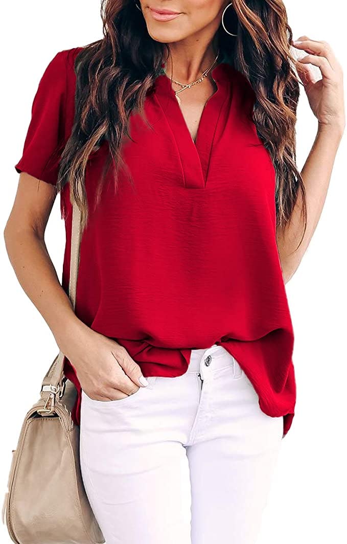 Allimy V Neck Blouse