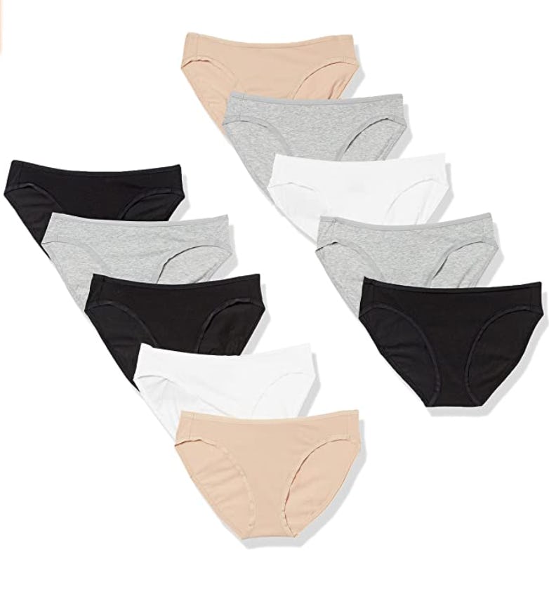 Amazon Essentials Cotton Bikini Briefs (10-pack)