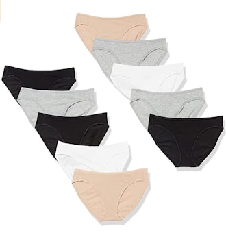 Amazon Essentials Cotton Bikini Briefs (10-pack)