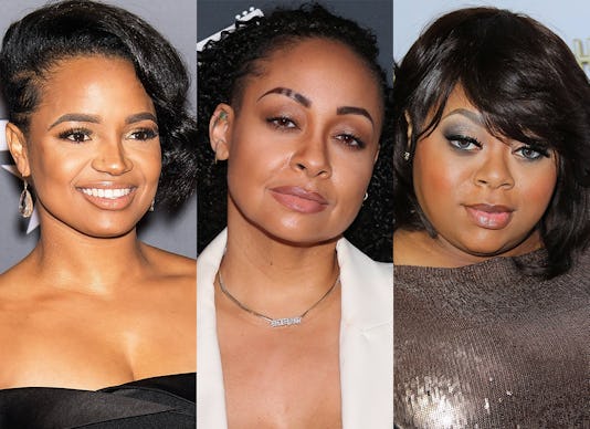 A three-part collage with Kyla Pratt, Raven Simone, and Countess Vaughn