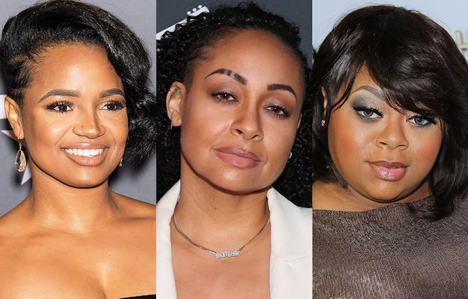 A three-part collage with Kyla Pratt, Raven Simone, and Countess Vaughn