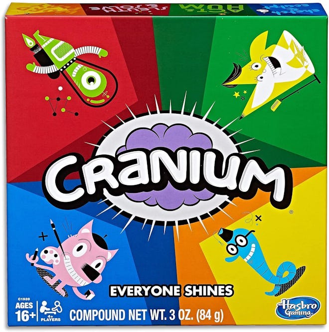 Cranium is a 90s board game that incorporates four fun talent elements.