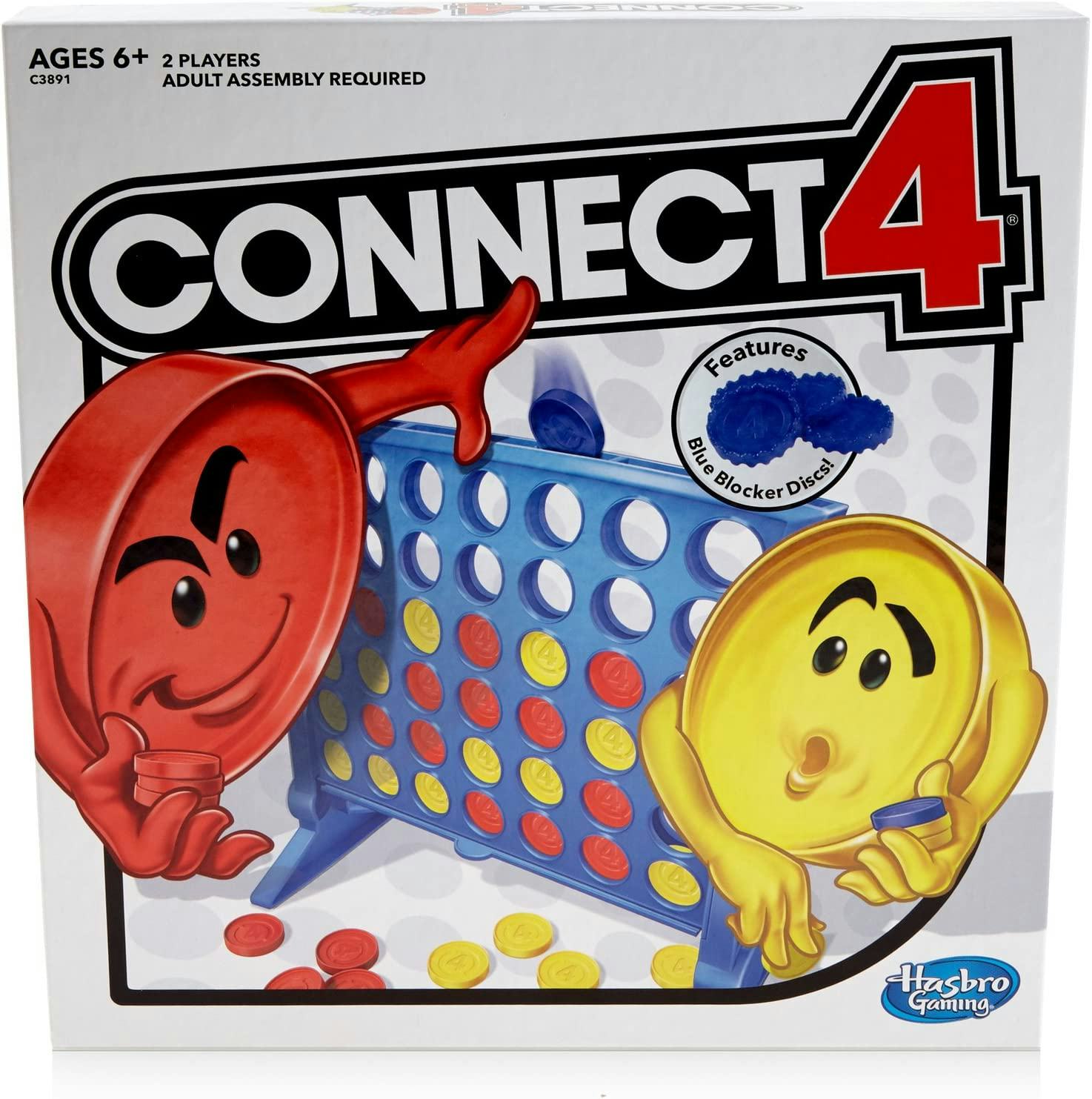 Connect 4 is a 90s board game with quick-play rounds.