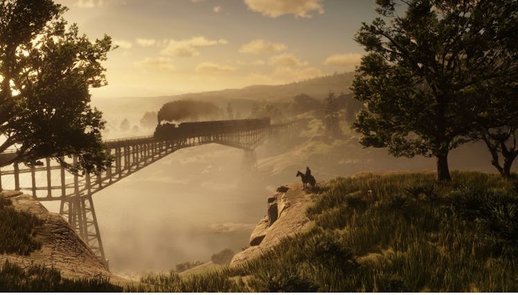 A still image of a scenery in Red Dead Redemption 2