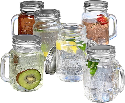 Estilo Mason Jar Mugs (Set Of 6)