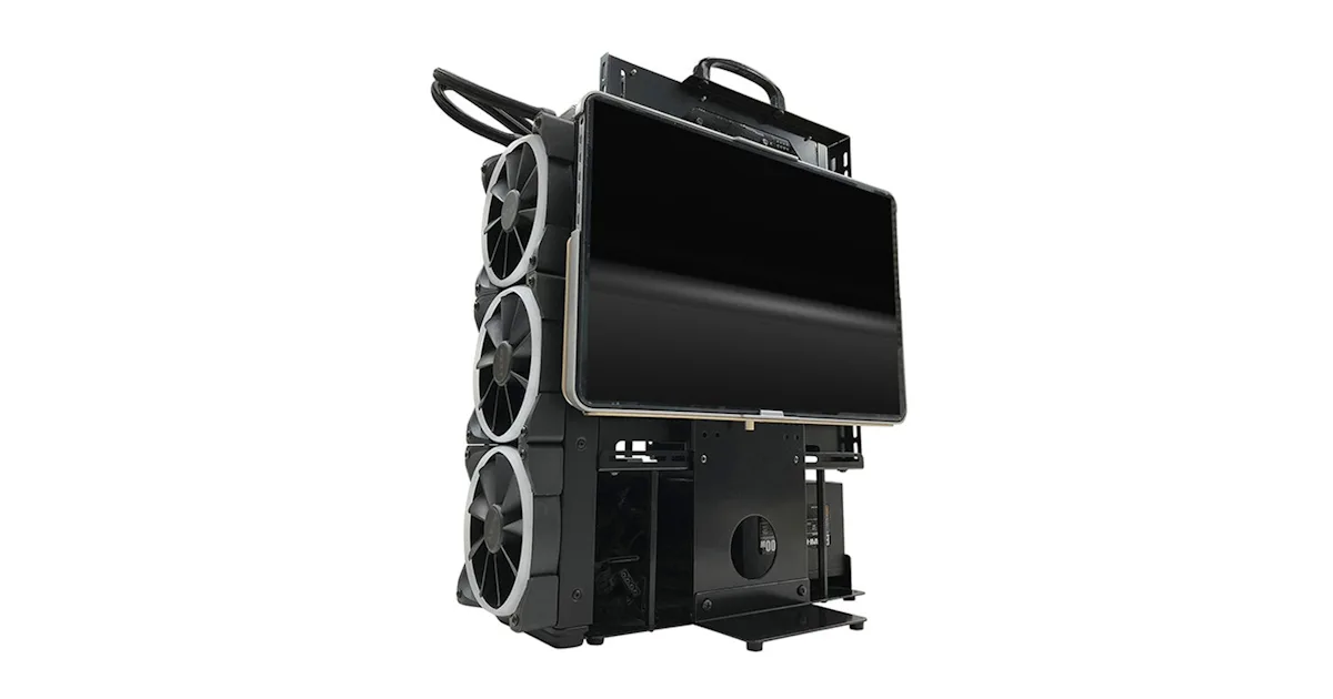 This open-frame case lets you build a beastly portable PC