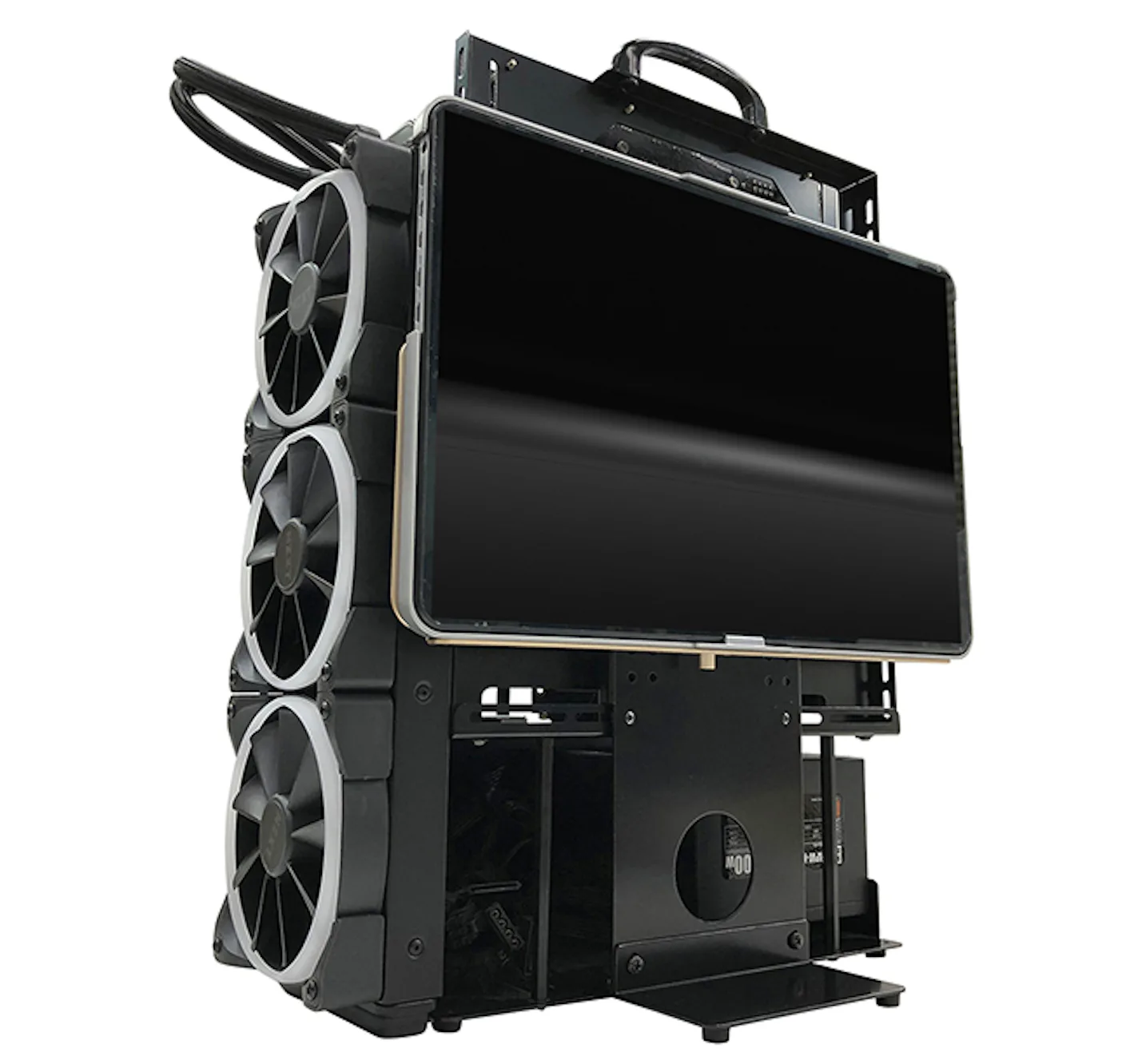 This open-frame case lets you build a beastly portable PC