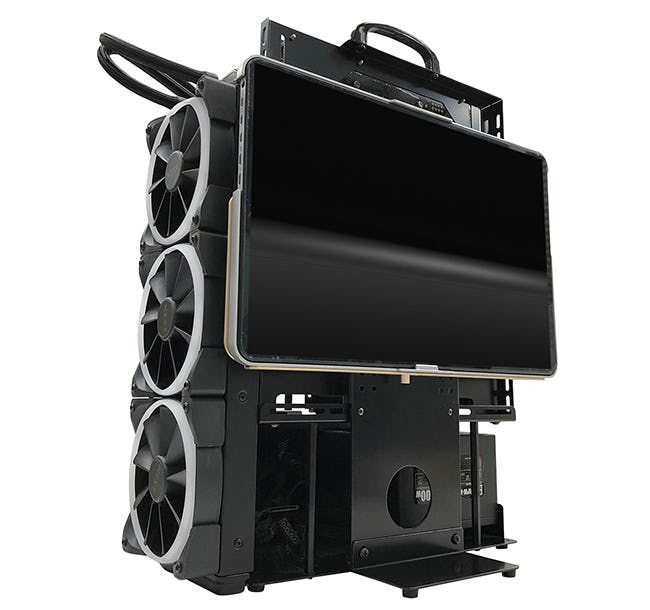 This open-frame case lets you build a beastly portable PC