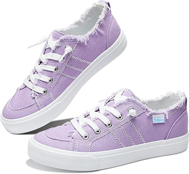 Obtaom Canvas Slip On Sneakers