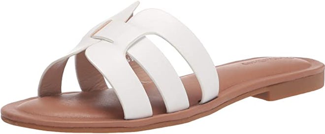 The Drop Monika Flat H-Band Slide Sandals