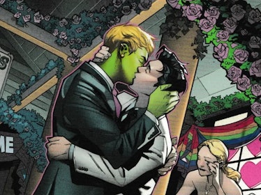 Billy Maximoff wedding and kissing his husband, Teddy Altman.