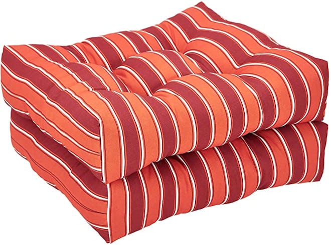 Amazon Basics Tufted Outdoor Seat Patio Cushion (2-Pack)