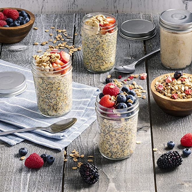 Paksh Novelty Glass Mason Jars (10-Pack)