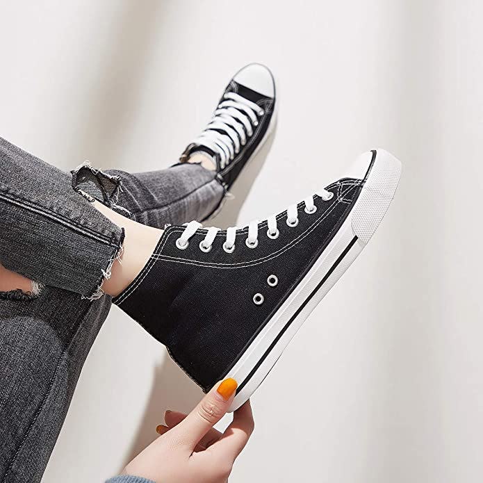 hash bubbie High Top Canvas Sneakers