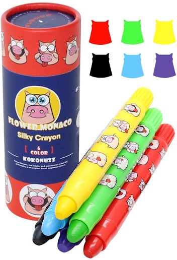 Lebeze Non-Toxic Washable Twistable Crayons