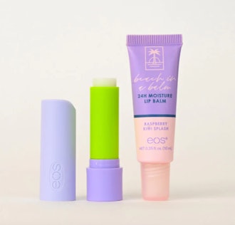 eos Raspberry Kiwi Splash Stick and Tube Lip Balm Combo