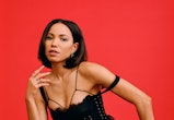 In an interview with Bustle, Jurnee Smollett talks about how her siblings and son, Hunter, keep her ...
