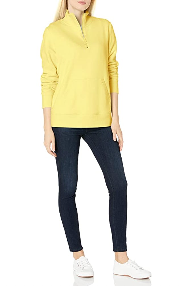 Amazon Essentials Long-Sleeve Lightweight French Terry Fleece