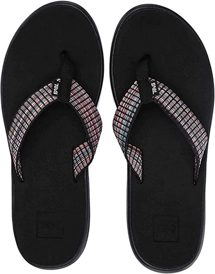 These Teva flip flops for sweaty feet are quick-drying and feature fun patterns. 