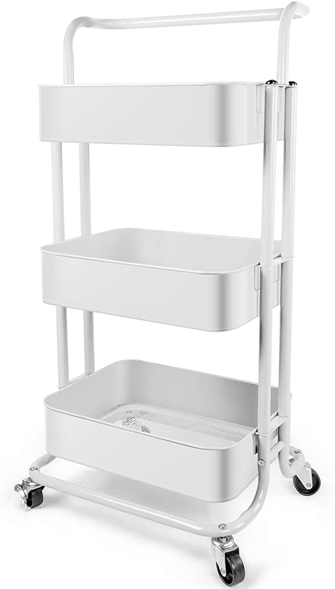 3 Tier Metal Utility Rolling Cart