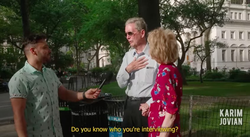 YouTuber accidentally stumbled upon former Planned Parenthood president while interviewing passersby...