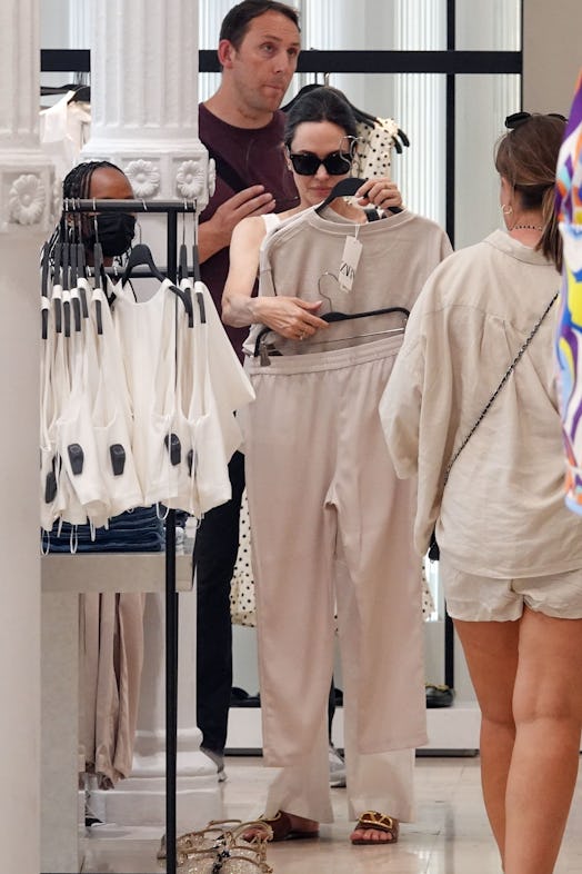 Angelina Jolie shopping at Zara