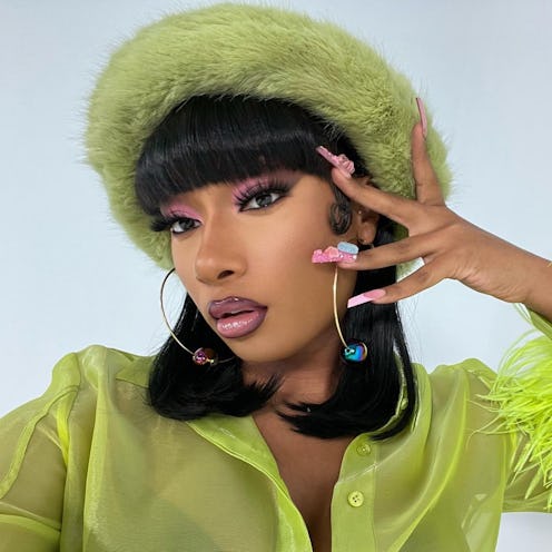 Megan Thee Stallion lip liner contrast