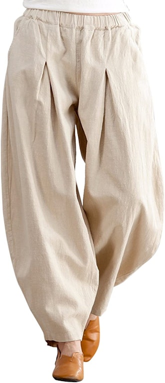 baggy linen pants from iximo