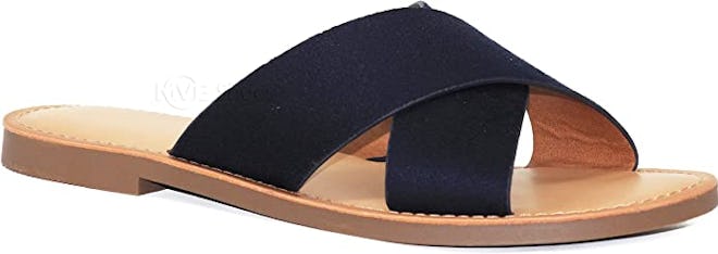 MVE Shoes Summer Triple Strap Cushioned Flip Flops