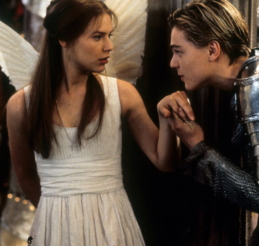Clare Danes and Leonardo DiCaprio in 'Romeo + Juliet'