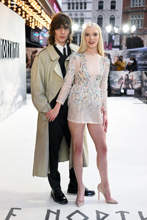 Anya Taylor-Joy with partner, and rumoured fiancé, Malcolm McRae