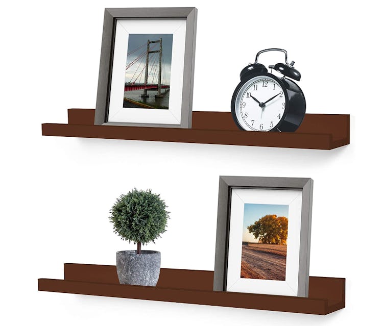 Greenco Wall Mounted Shelves (2-Pack)