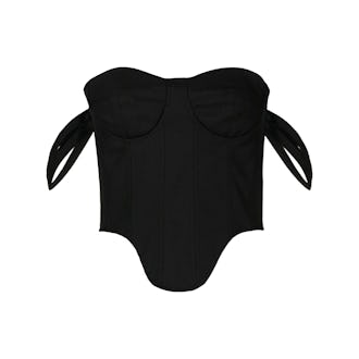 Rokh Off-Shoulder Corset Top
