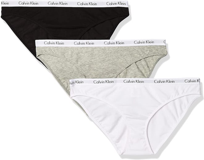 Calvin Klein Carousel Logo Stretch Cotton Bikini Panties (3-Pack)