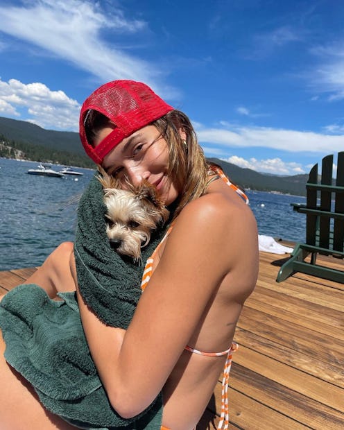 hailey bieber swimwear
