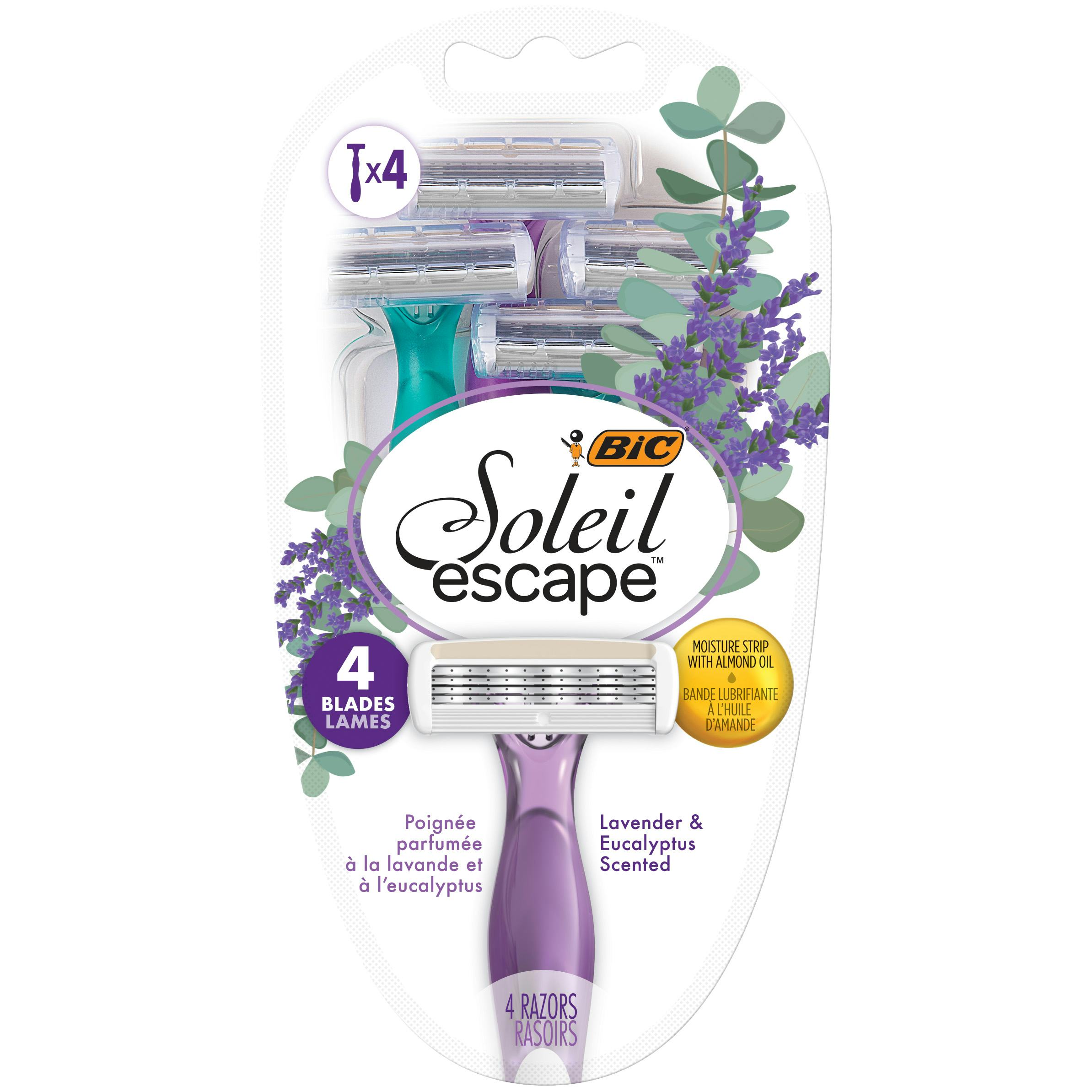 BIC Soleil Escape Razors, Lavender &amp; Eucalyptus Scented