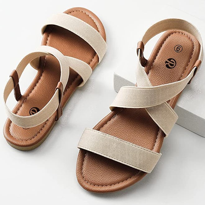 Rekayla Flat Elastic Sandals