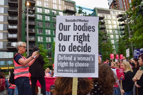 Women's right to choose march in London, England, 2022
