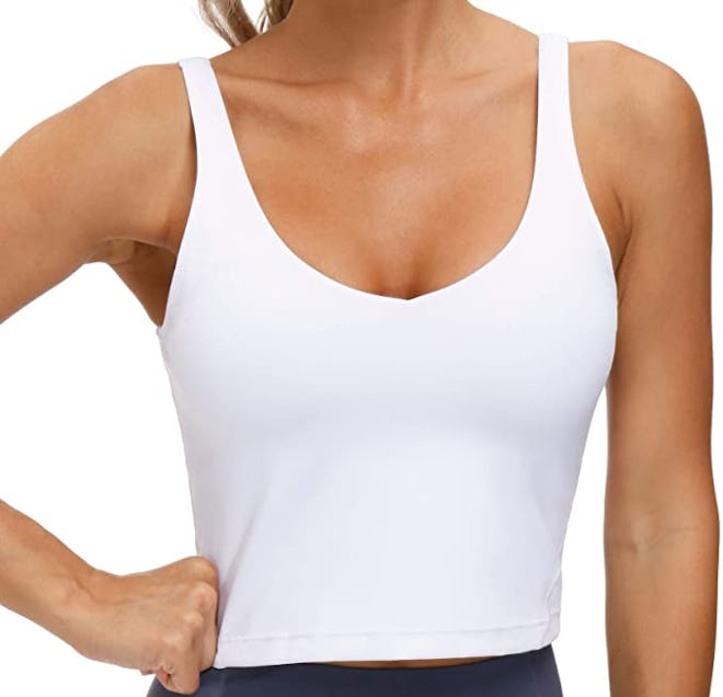 THE GYM PEOPLE Longline Padded Sports Bra