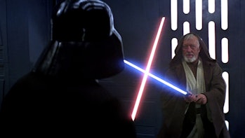 Obi-Wan Anakin Darth Vader lightsaber duel
