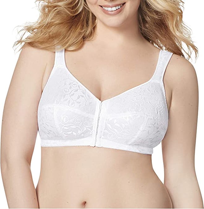 Just My Size Easy On Front Close Wirefree Bra