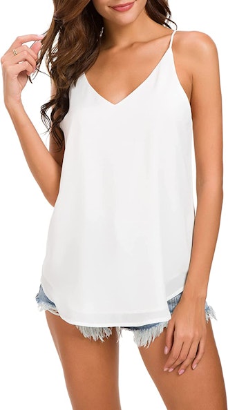 Evera B V-Neck Chiffon Cami