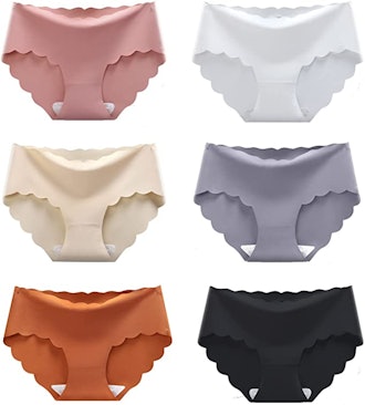 Leonisa Seamless Hipster Panties for Women - No Show Hiphugger
