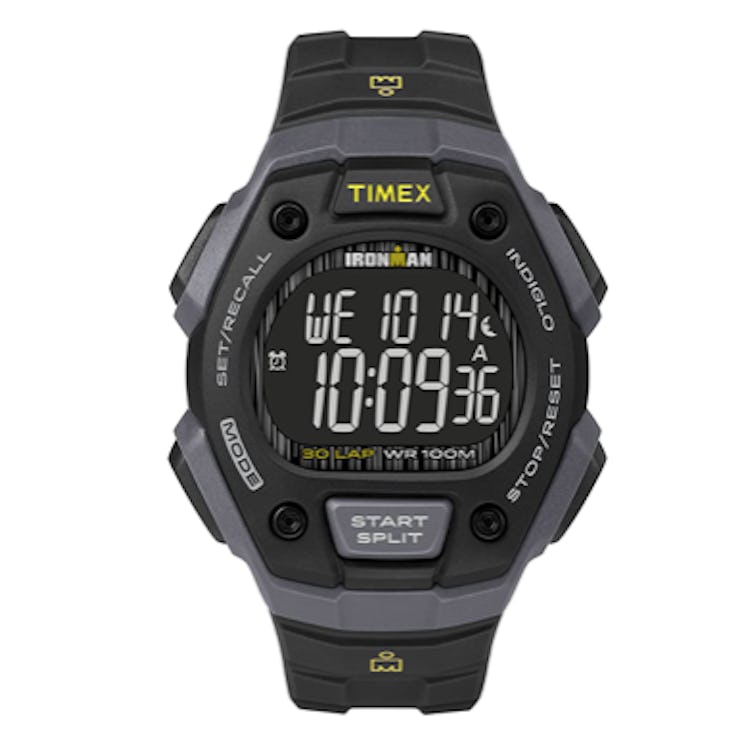 The Timex Ironman Classic 30 is a waterproof watch with up to 10 years of battery life. 