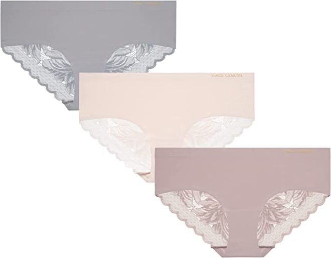 Vince Camuto Women’s Underwear – Seamless Lace Hipster Briefs