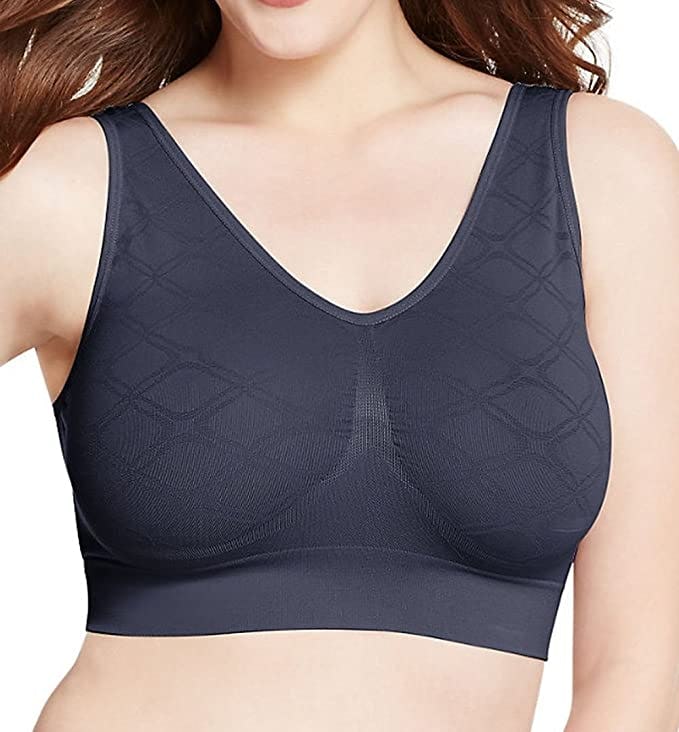 JUST MY SIZE Pure Comfort Seamless Wirefree Bra with Moisture Control