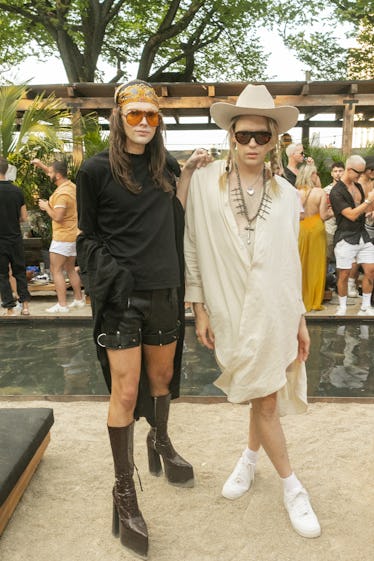 Scenes From NYC Pride Weekend 2022: A Celebration of Solidarity 21 Two people wearing sunglasses at a Pride celebration