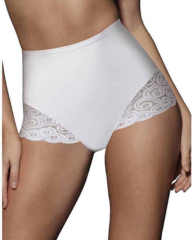 Bali Women’s Firm Control Shapewear Brief with Lace